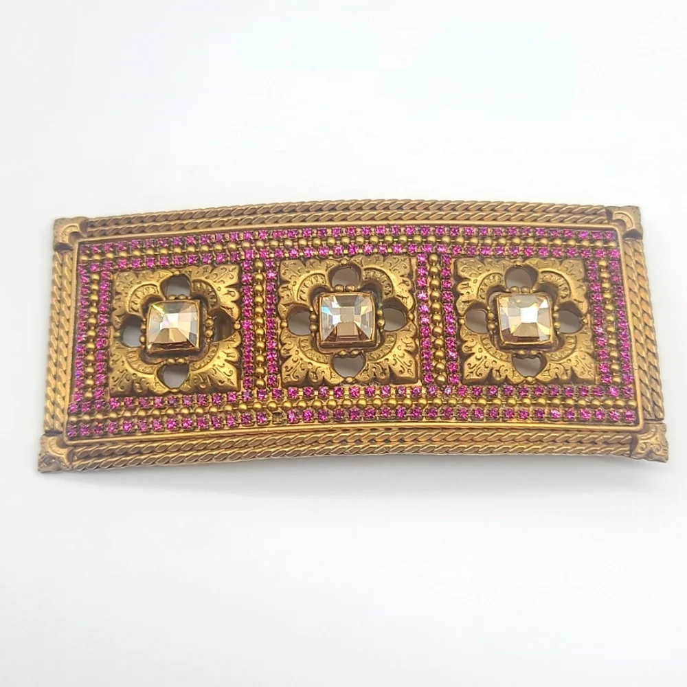 Virgins, Saints & Angels Gothic Revial Belt Buckle w Swarovski Crystal Accents!
